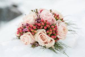 bouquet de mariée d'hiver