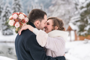 mariage hiver en montagne